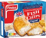 COLIN FISH AND CHIPS SURGELES FINDUS