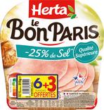 JAMBON LE BON PARIS -25% DE SEL HERTA