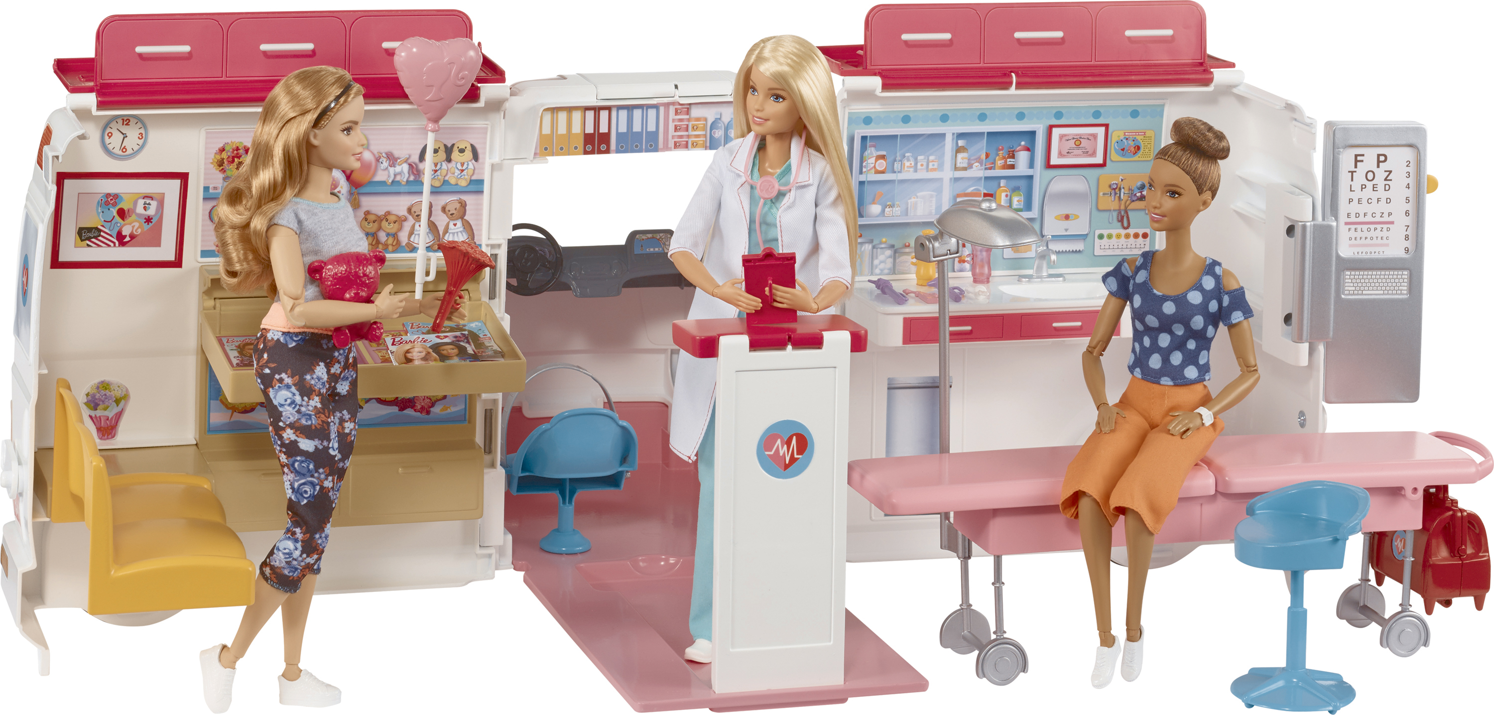 barbie vehicule medical leclerc