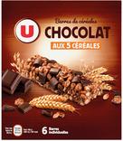 BARRES DE CEREALES CHOCOLAT NOIR U
