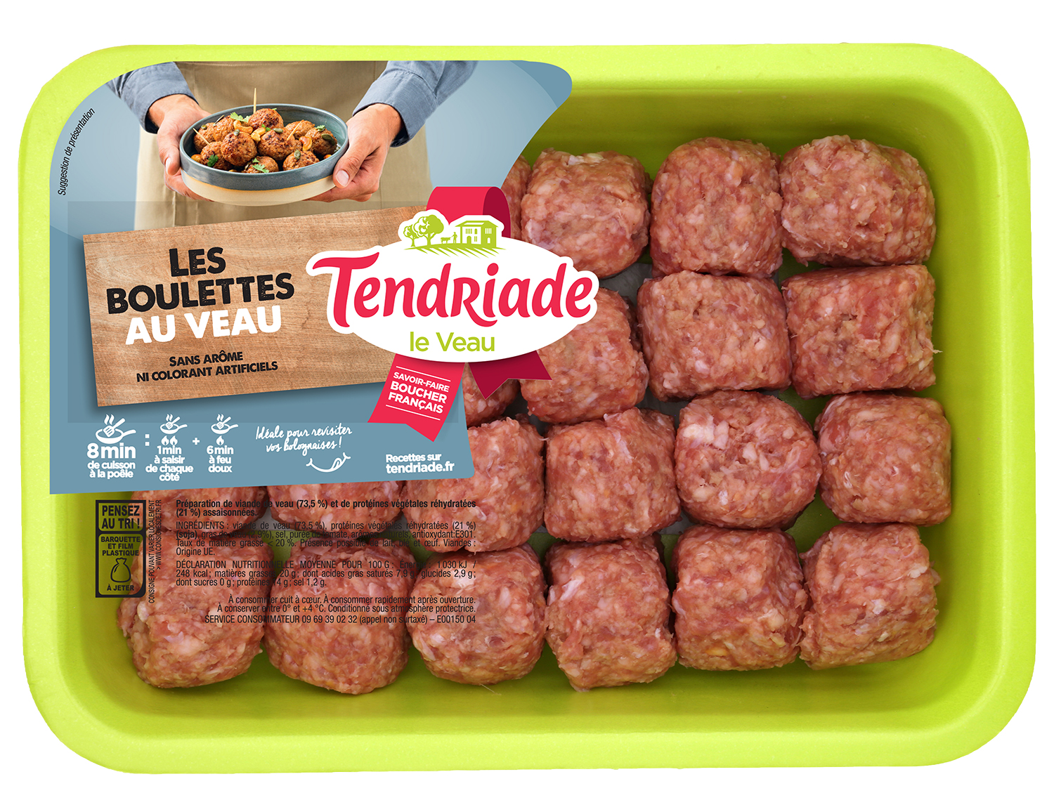 BOULETTE DE VEAU TENDRIADE