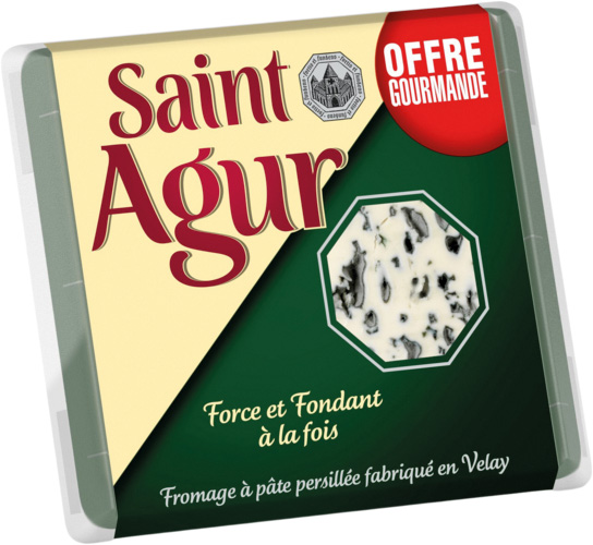 FROMAGE PASTEURISE A PATE PERSILLEE SAINT AGUR OU LE COQ