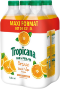 PUR JUS D'ORANGE SANS PULPE TROPICANA