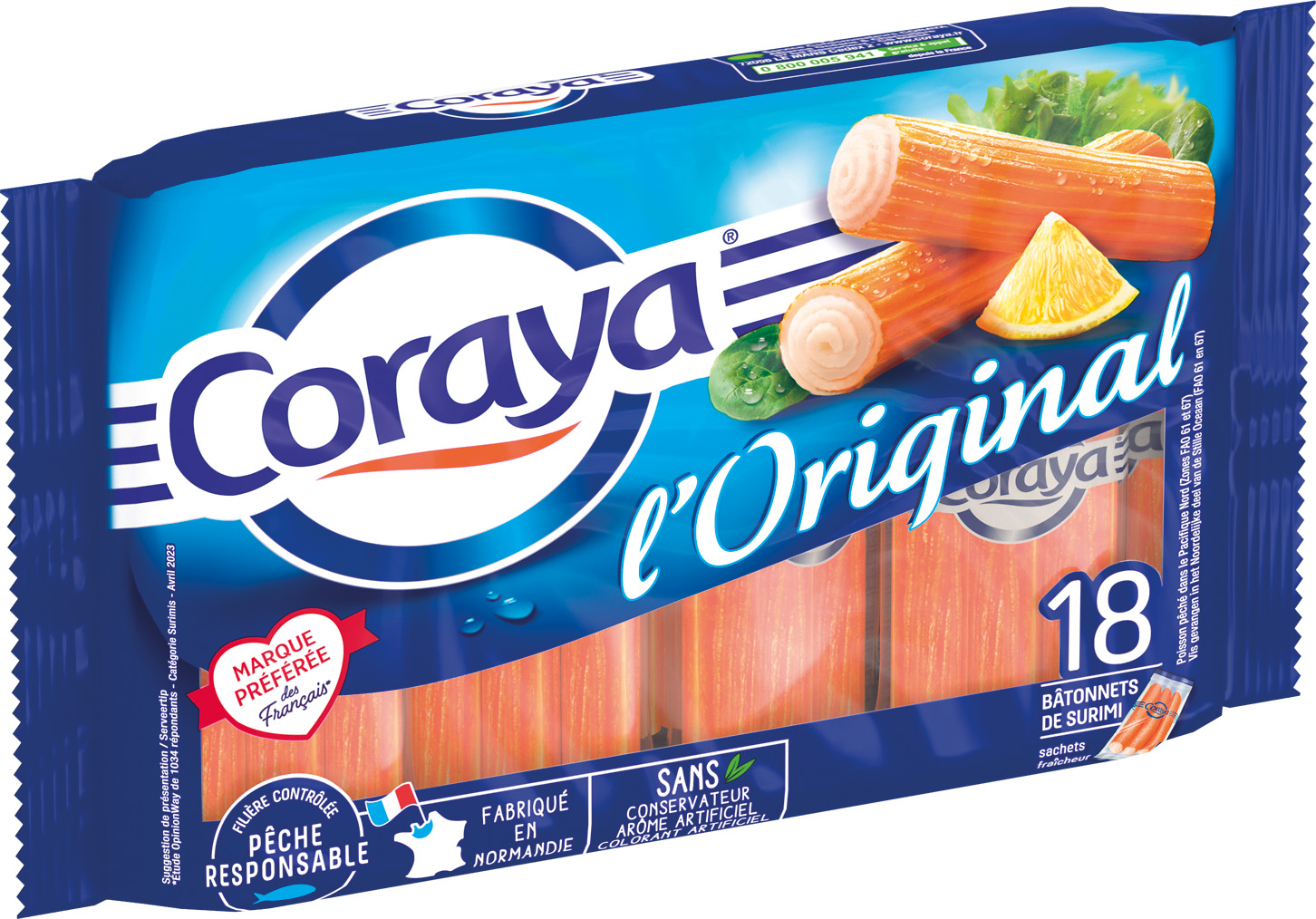 BATONNETS SAVEUR CRABE CORAYA