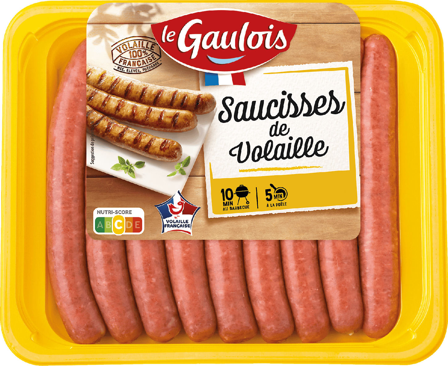 SAUCISSES DE VOLAILLE LE GAULOIS