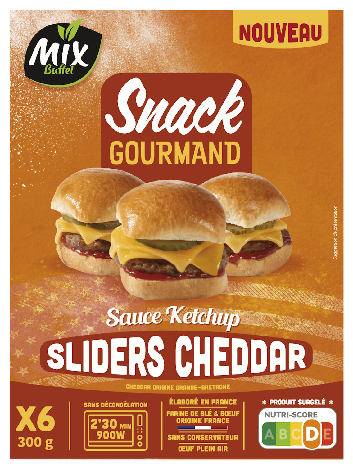 SLIDERS SURGELES MIX BUFFET