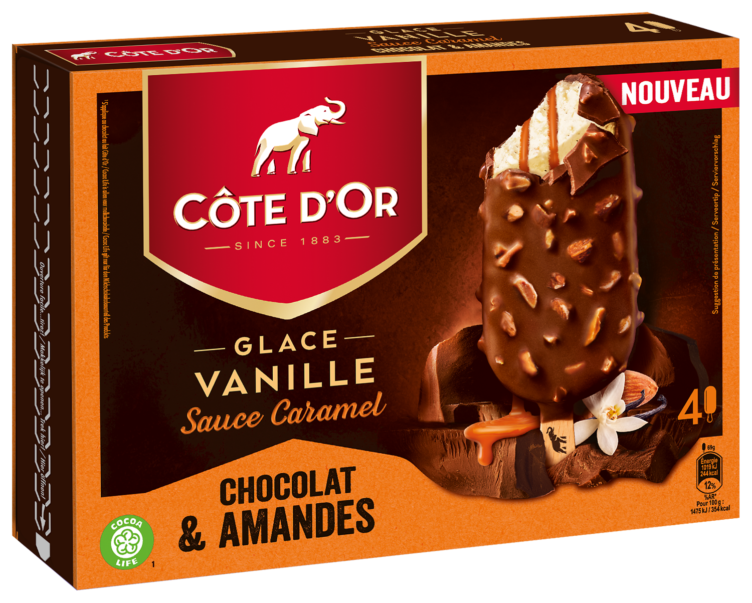 BATONNETS CREME GLACEE COTE D'OR