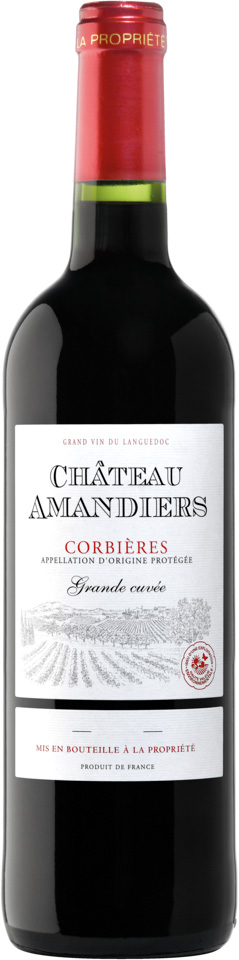 CORBIÈRES AOP ROUGE CHÂTEAU AMANDIERS GRANDE CUVÉE 2023