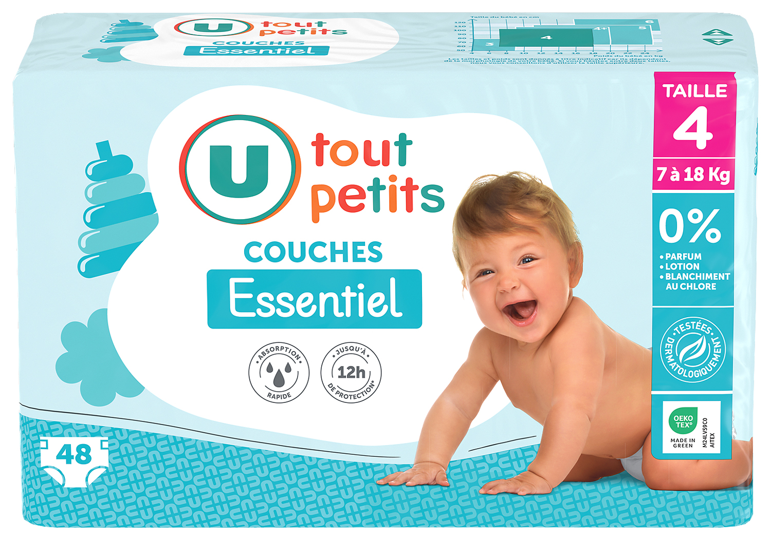 COUCHES ESSENTIEL U TOUT PETITS