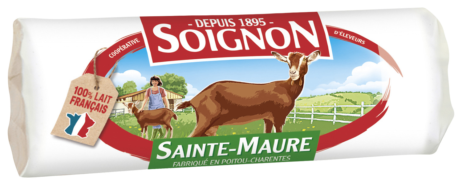 FROMAGE AU LAIT PASTEURISE DE CHEVRE SAINTE-MAURE SOIGNON
