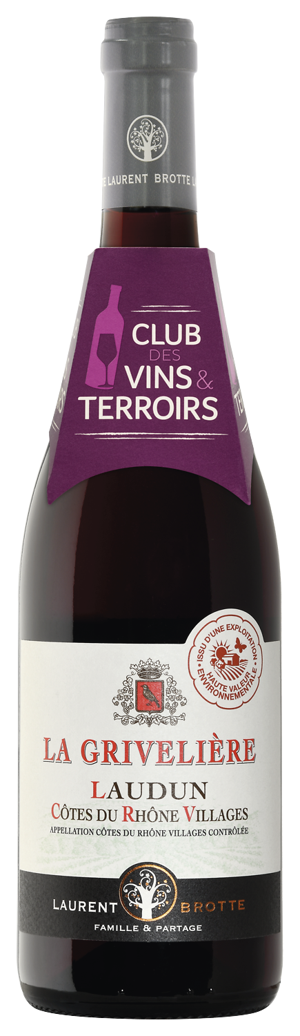COTES DU RHONE VILLAGES LAUDUN AOP LA GRIVELIERE