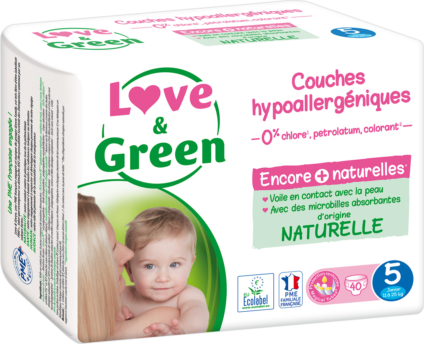 COUCHES HYPOALLERGENIQUES LOVE & GREEN