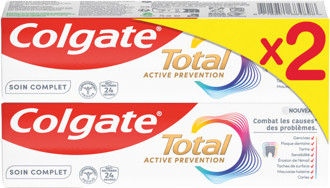 DENTIFRICE COLGATE TOTAL ACTIVE PREVENTION