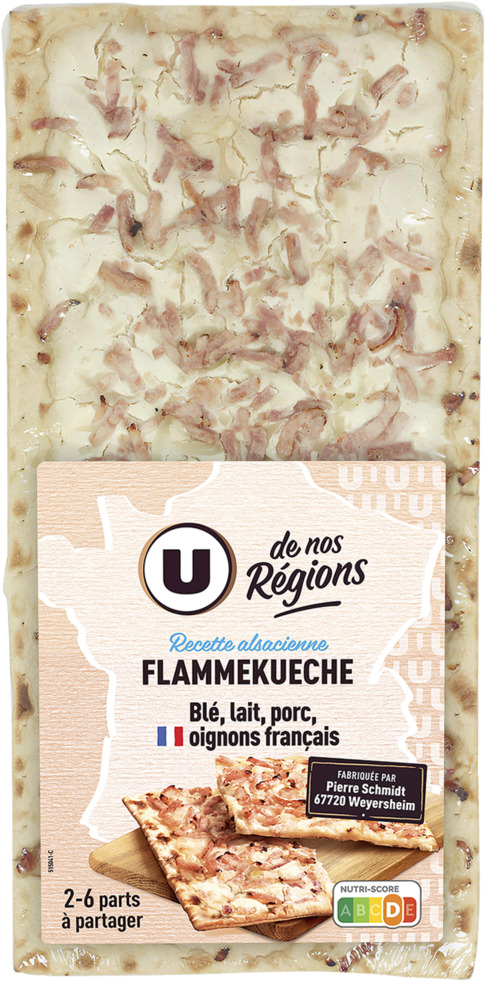 FLAMMEKUECHE RECETTE ALSACIENNE U DE NOS REGIONS
