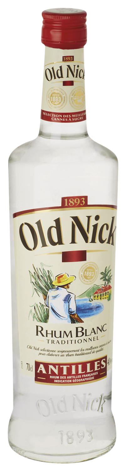 RHUM BLANC OLD NICK 40°