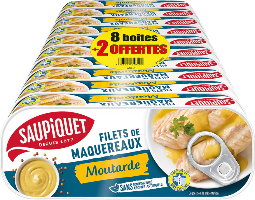 FILETS DE MAQUEREAUX SAUPIQUET