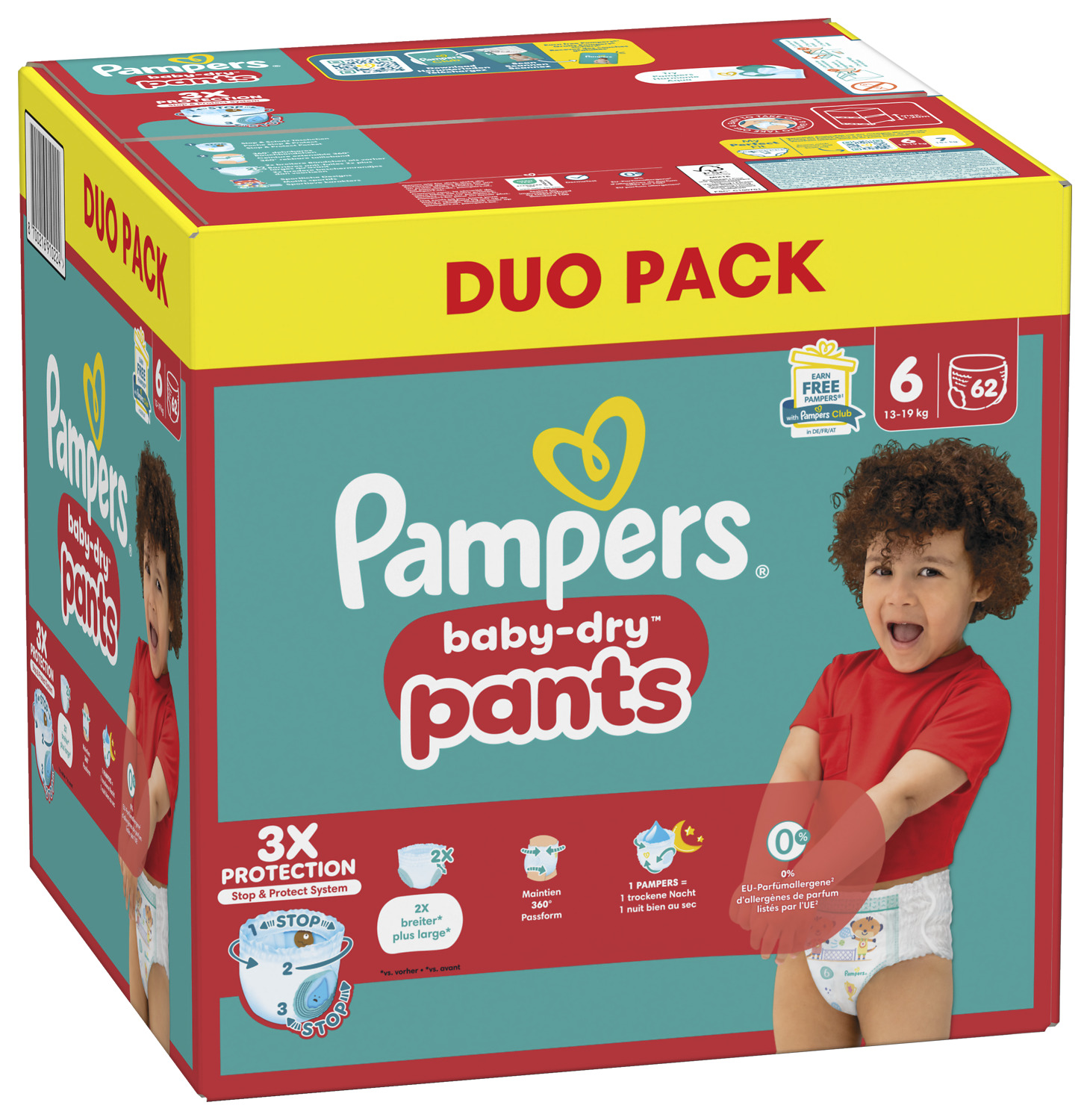 PAMPERS BABY DRY DUO PACK