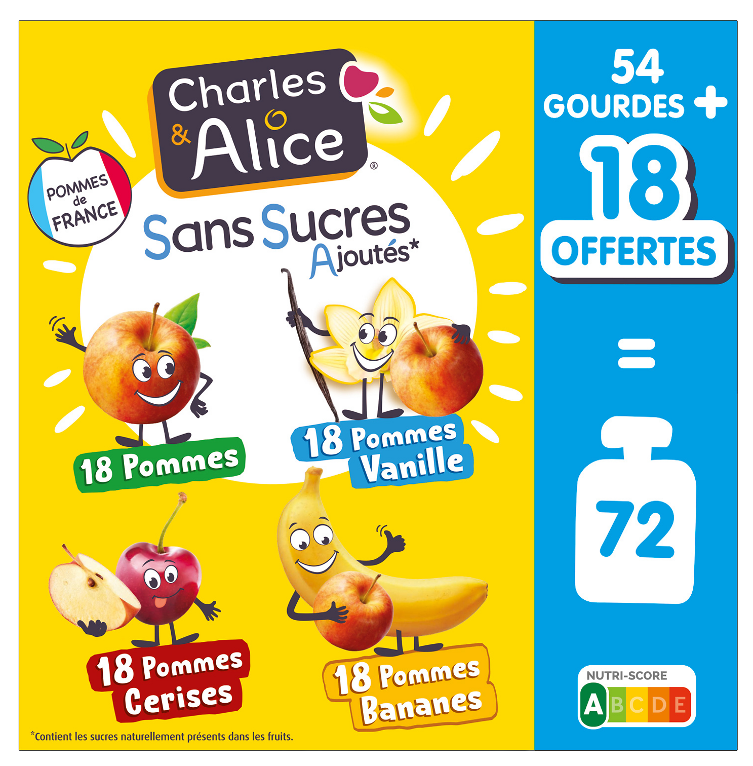 GOURDES SANS SUCRES AJOUTES CHARLES & ALICE