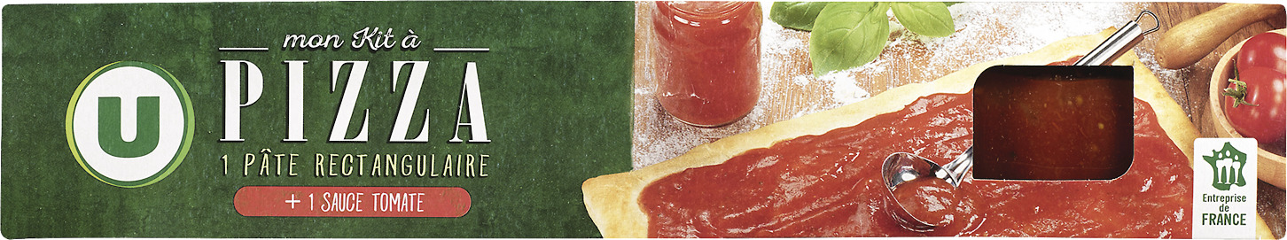 PATE A PIZZA PRETE A DEROULER AVEC SAUCE TOMATE U