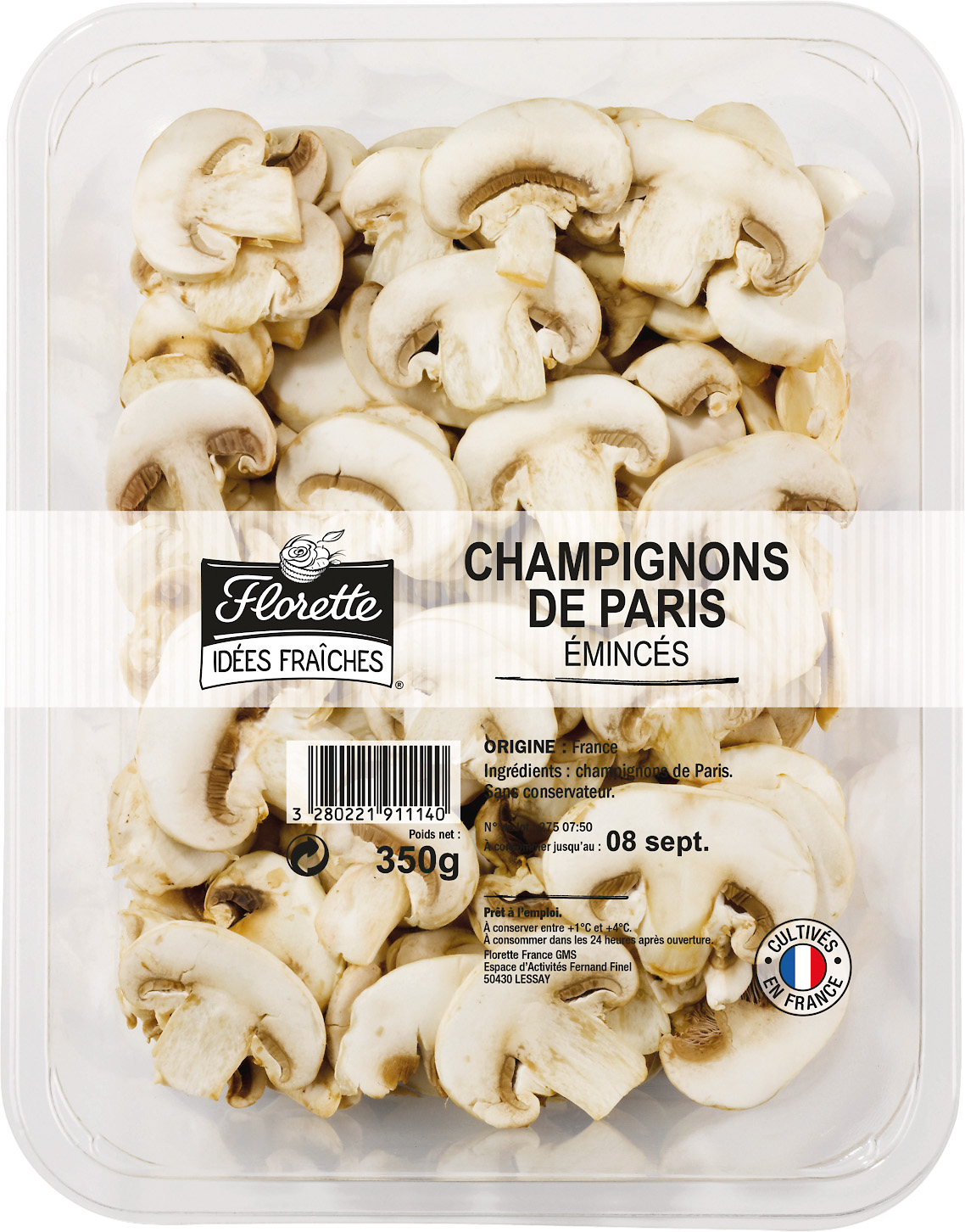 CHAMPIGNONS FRAICHEURS FLORETTE