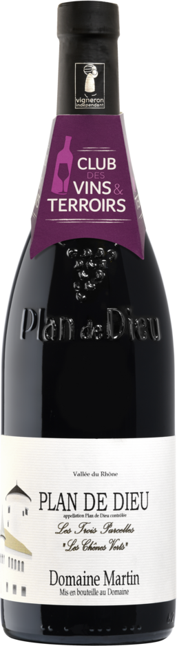 CÔTES DU RHÔNE VILLAGES PLAN DE DIEU AOP ROUGE DOMAINE MARTIN CUVÉE LES CHÊNES VERTS 2023