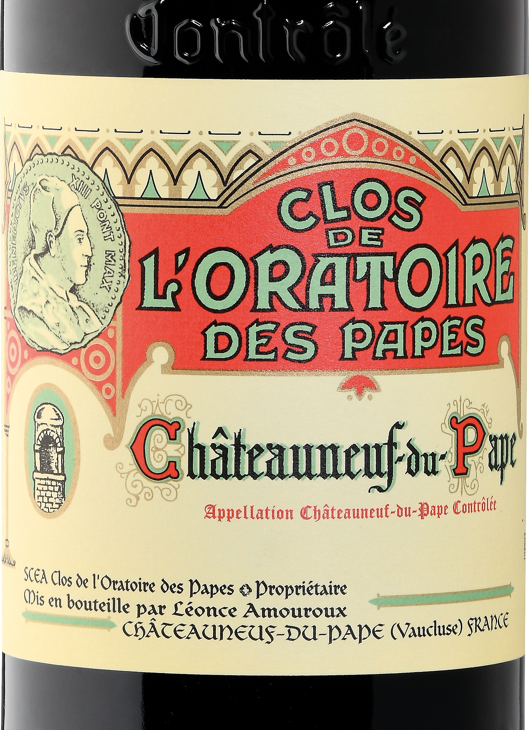 CHÂTEAUNEUF-DU-PAPE AOP ROUGE CLOS DE L'ORATOIRE DES PAPES 2021