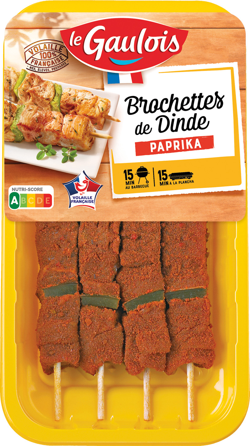 BROCHETTE DE DINDE LE GAULOIS