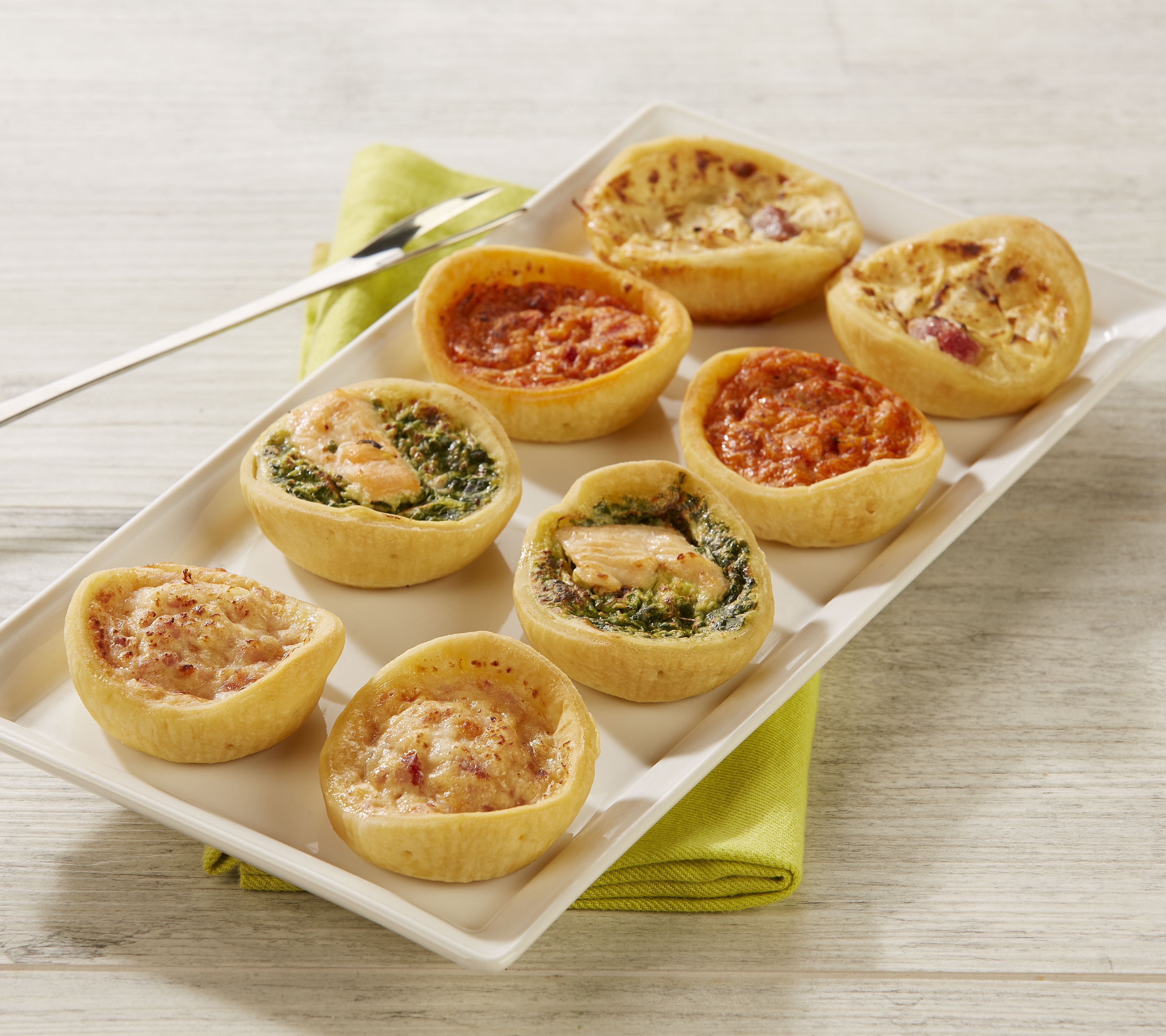 PLATEAU 8 MINI QUICHES