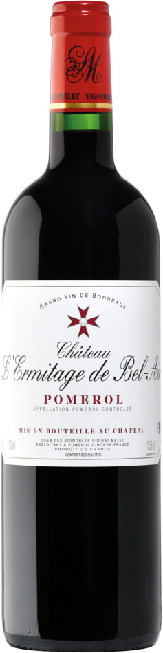 POMEROL AOP ROUGE CHÂTEAU L'ERMITAGE DE BEL-AIR 2021