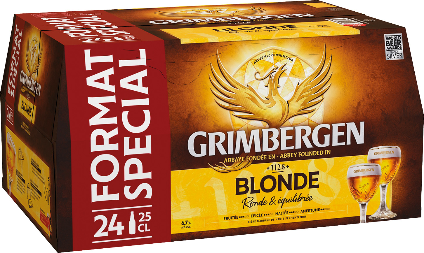 BIERE BLONDE GRIMBERGEN 6,7°