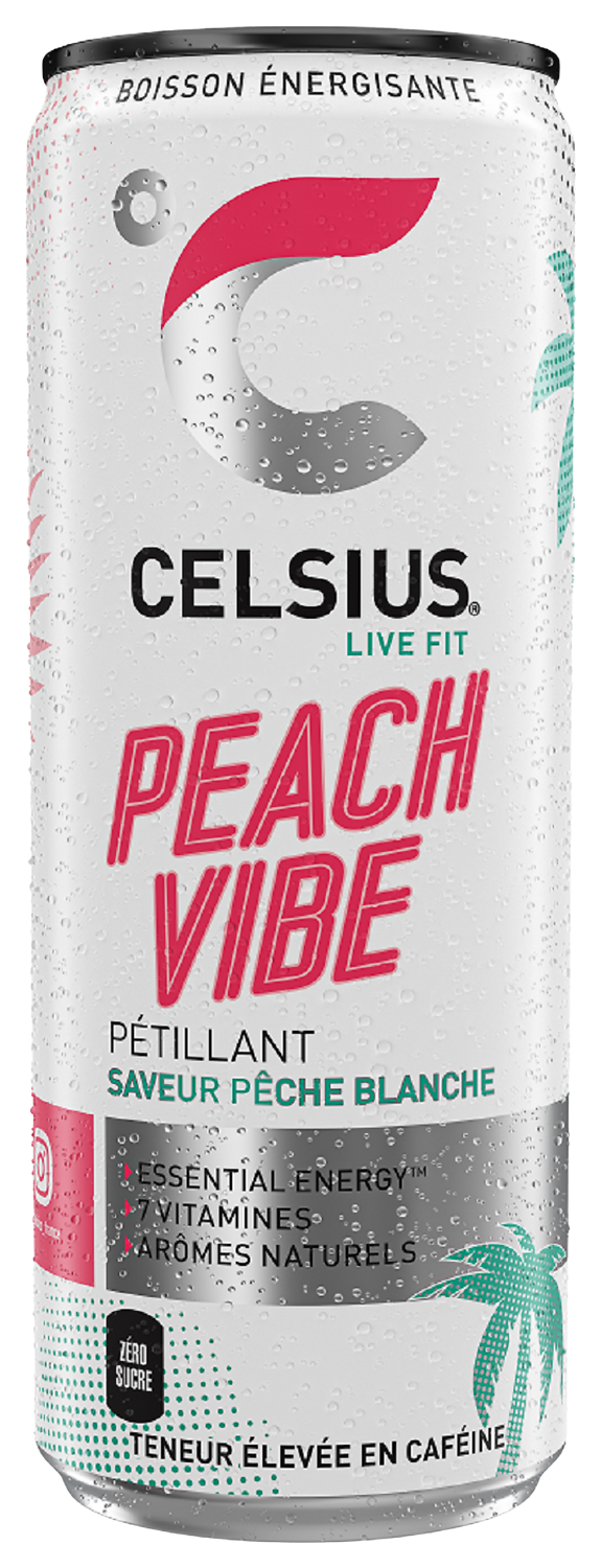 BOISSON ENERGISANTE PETILLANTE CELSIUS