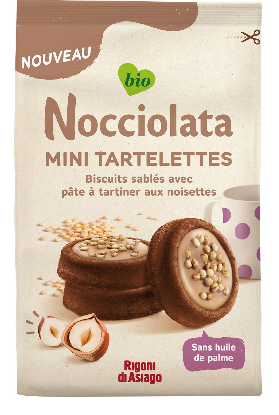 MINI TARTELETTES NOCCIOLATA BIO