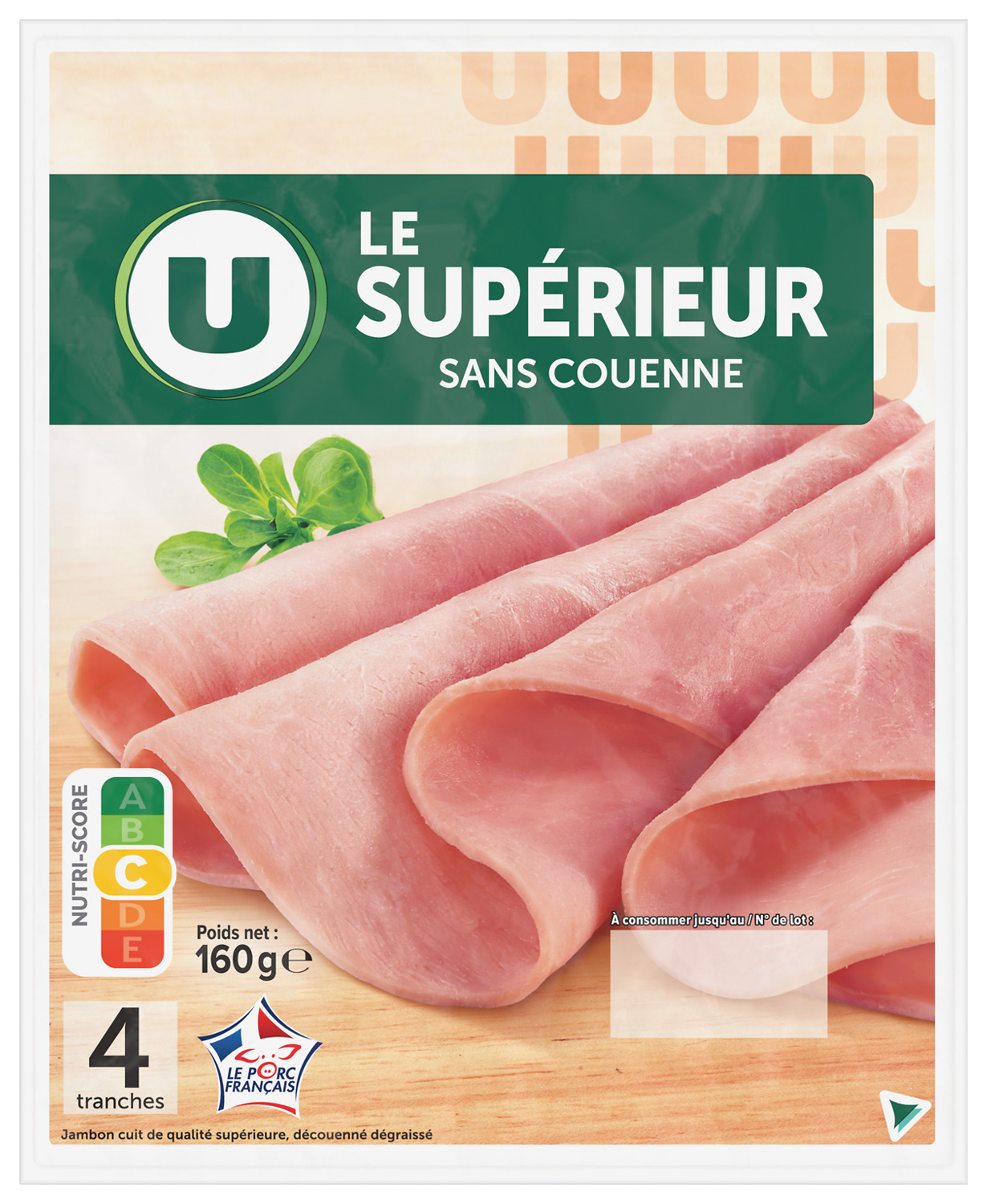 JAMBON LE SUPERIEUR SANS COUENNE U