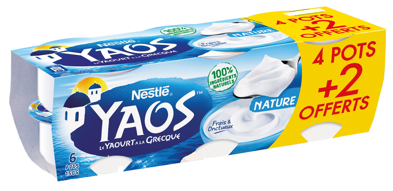 YAOURT A LA GRECQUE YAOS