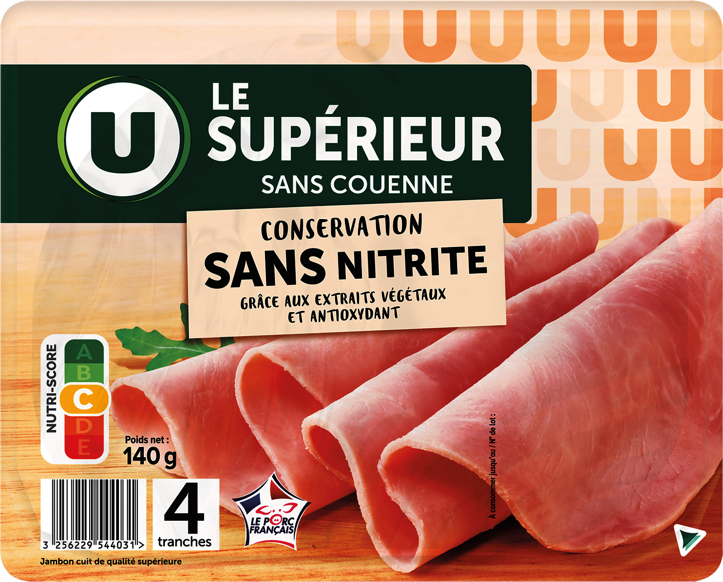 JAMBON CONSERVATION SANS NITRITE U