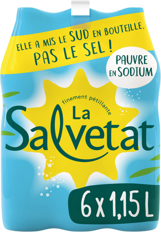 EAU MINERALE NATURELLE GAZEUSE SALVETAT