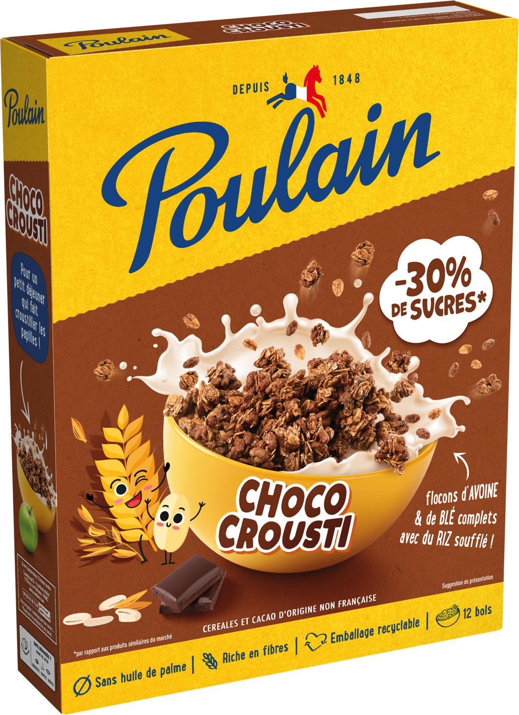 CEREALES CHOCO CROUSTI POULAIN