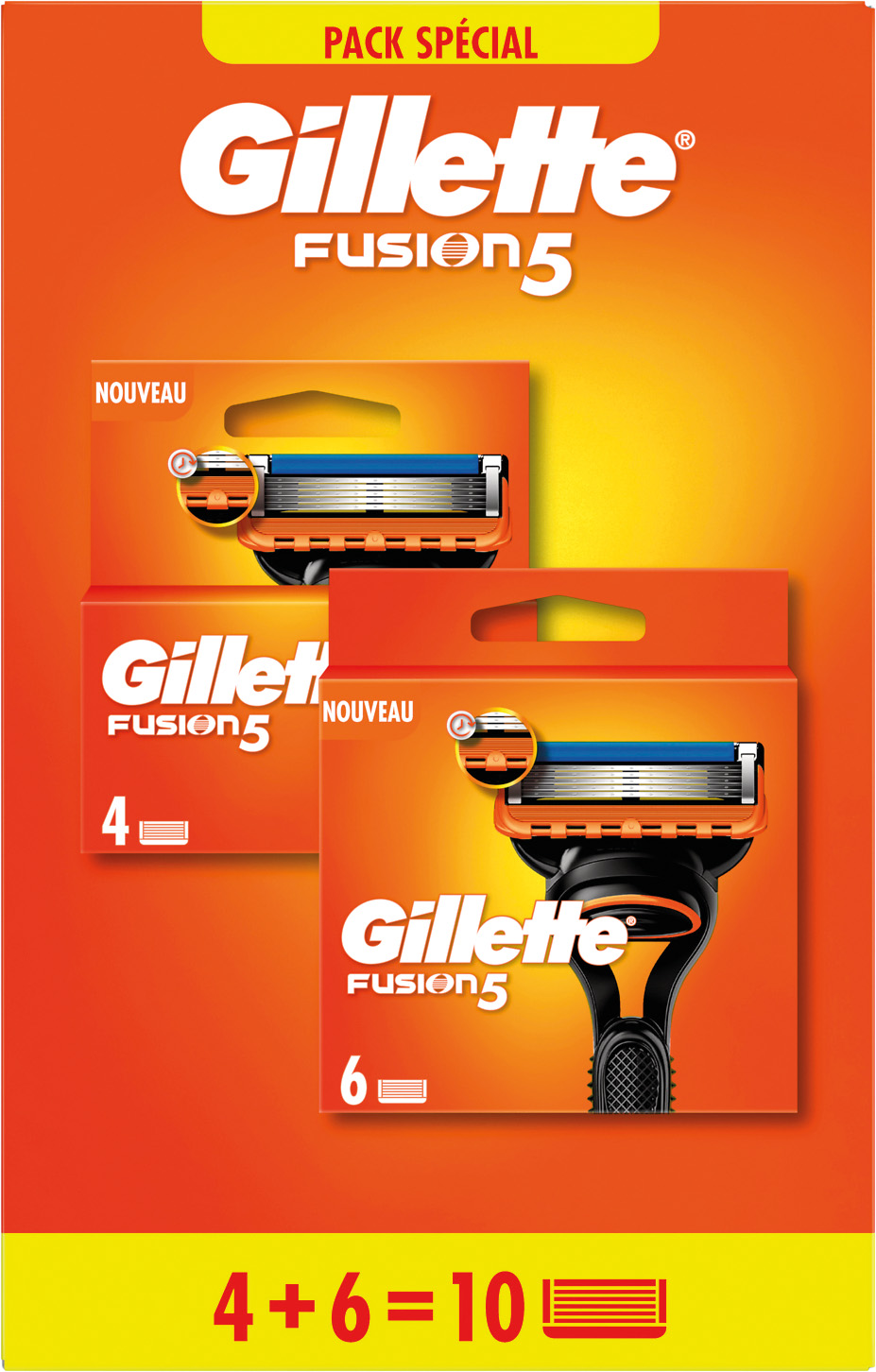 RECHARGES DE LAMES GILLETTE