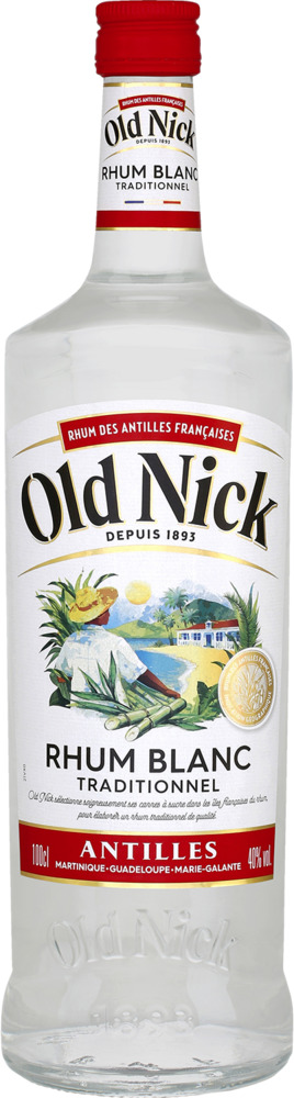 RHUM BLANC OLD NICK 40°