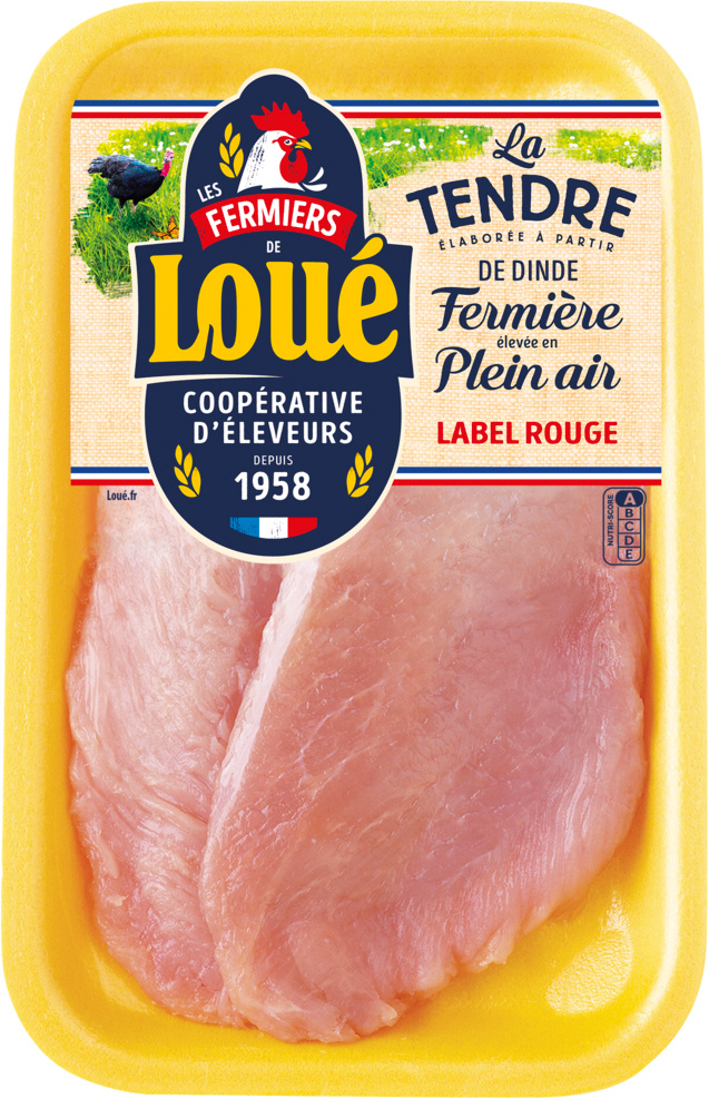 ESCALOPE DE DINDE FERMIERE LABEL ROUGE TENDRE DE LOUE