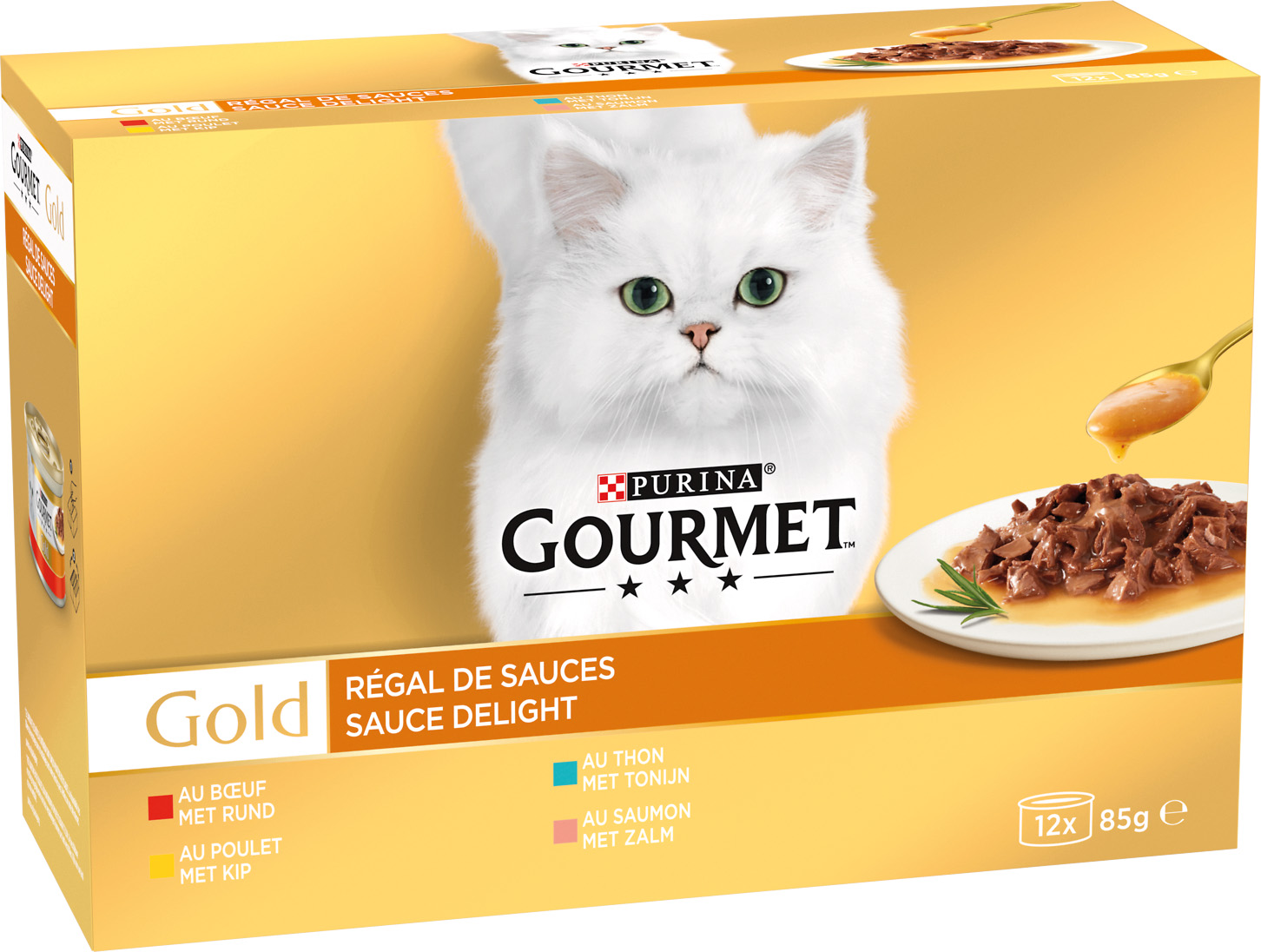 REPAS POUR CHAT GOURMET GOLD