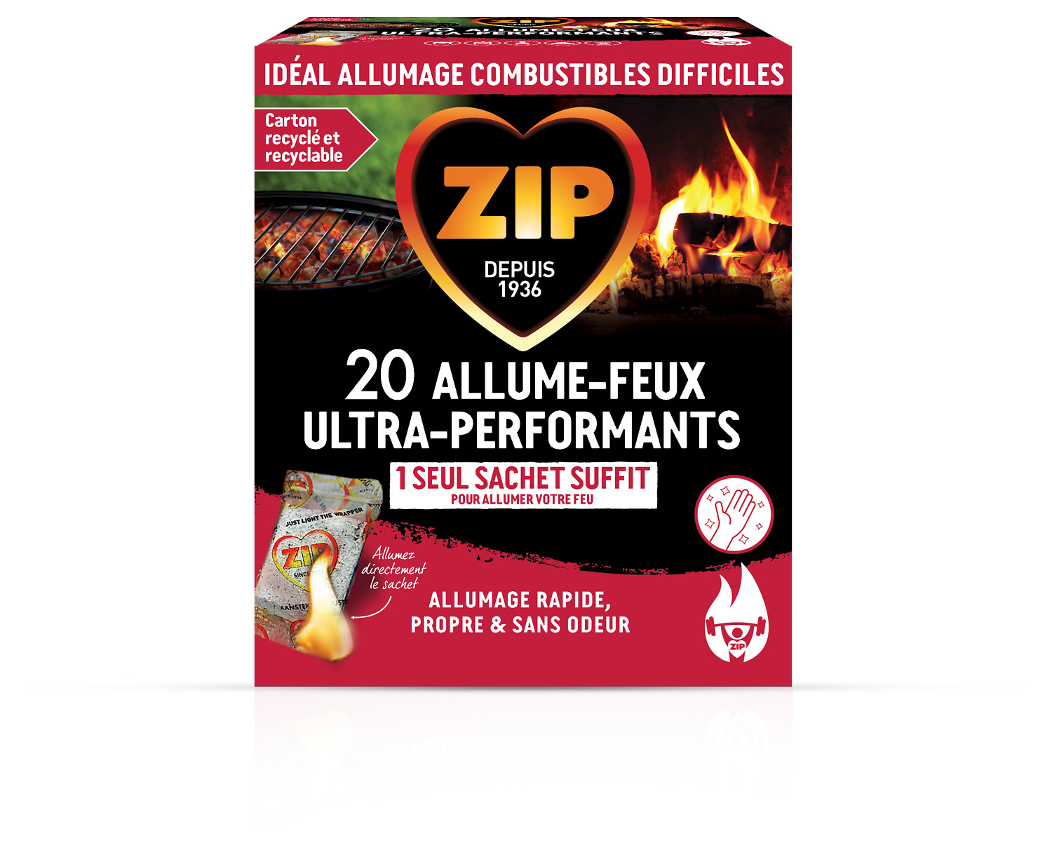 CUBES ALLUME-FEUX ZIP