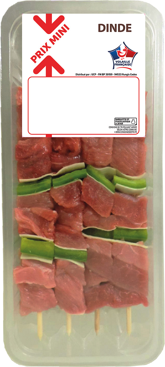 BROCHETTE DE DINDE PRIX MINI