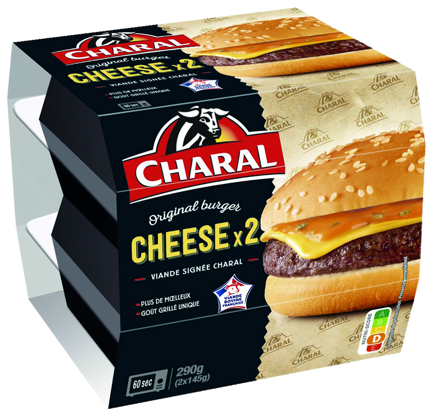 CHEESE BURGER OU BURGER POIVRE CHARAL