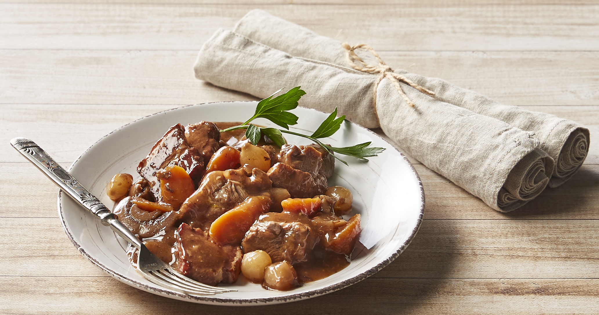 BOEUF BOURGUIGNON OU BLANQUETTE DE VEAU