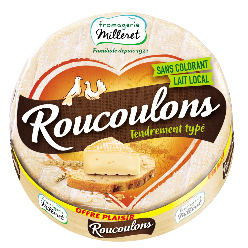 ROUCOULONS AU LAIT PASTEURISE FROMAGERIE MILLERET