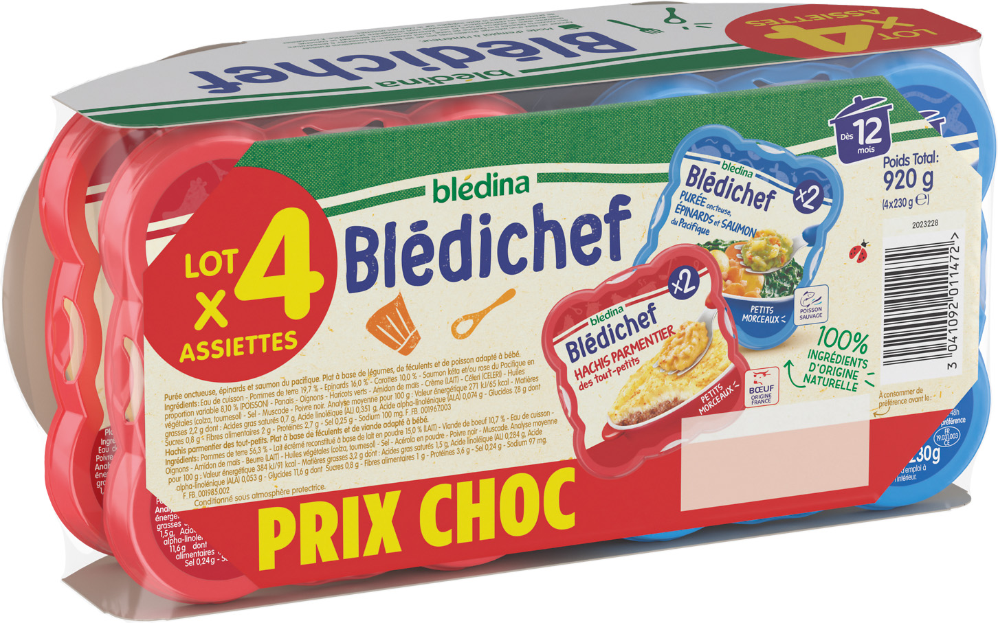 REPAS BLEDICHEF DES 12 MOIS BLEDINA