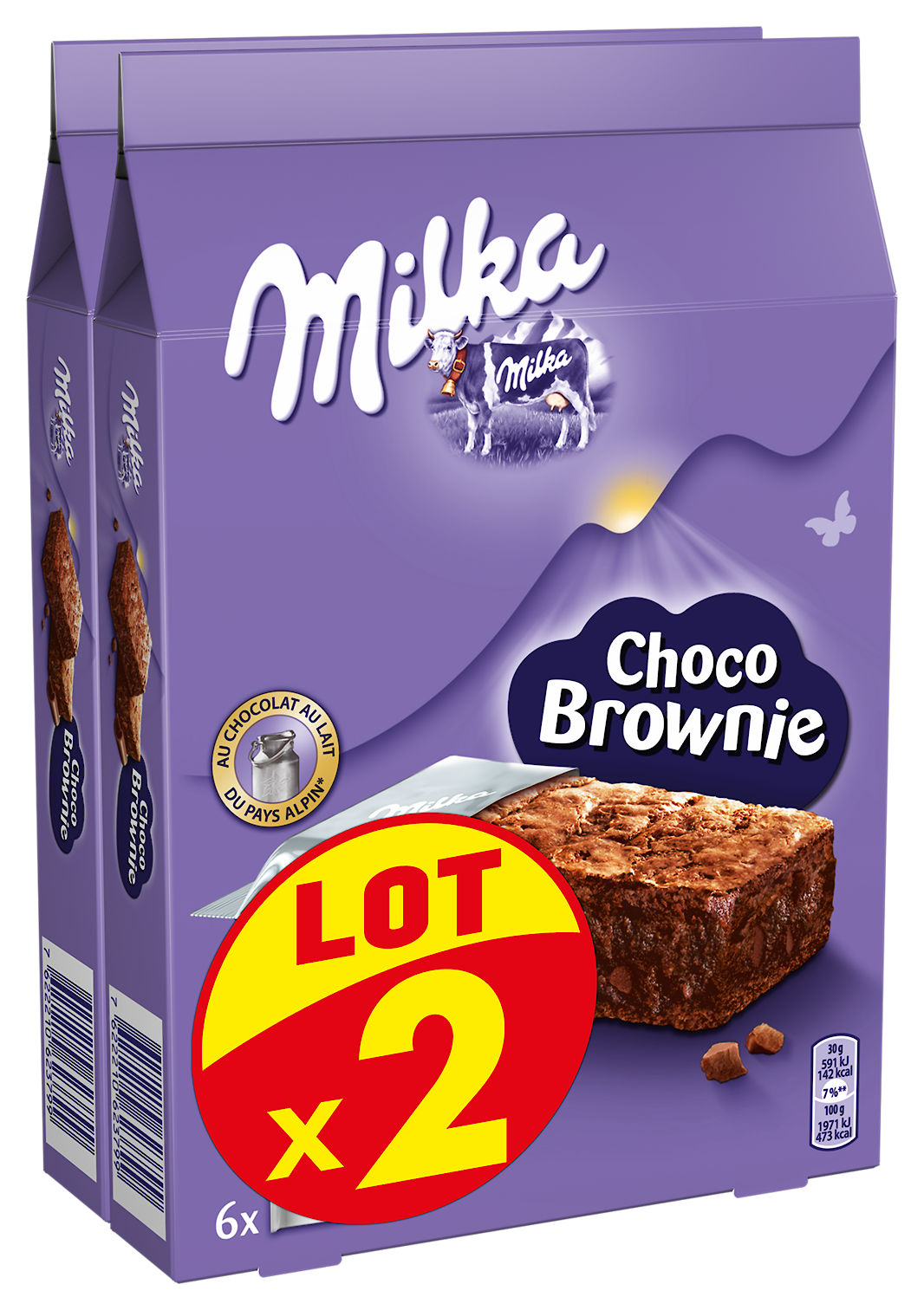 CHOCO BROWNIE MILKA