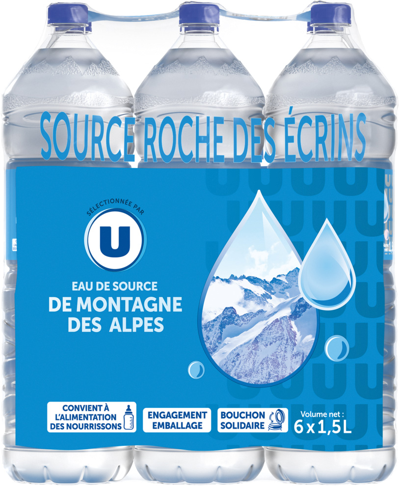 EAU DE SOURCE DE MONTAGNE U