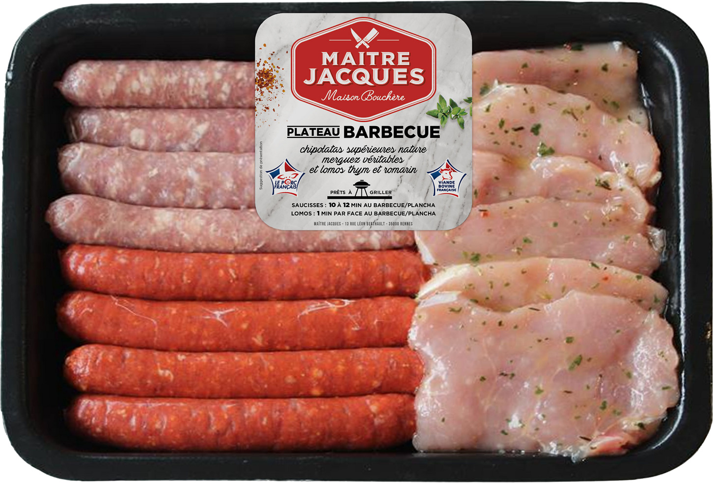 PLATEAU MIXTE BARBECUE MAITRE JACQUES